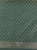 Olive Green Floral Design Semi Tussar Saree
