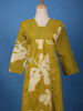 Olive Green Floral Printed Cotton Salwar Suit - Diadem