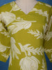 Olive Green Floral Printed Cotton Salwar Suit - Diadem