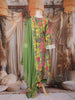 Olive Green Floral Printed Design Tissue Silk Anarkali Salwar Suit