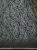 Olive Green Paisley Printed Georgette Saree with Matching Blouse