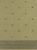 Olive Green Floral Printed Semi Tussar Silk Saree