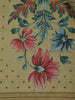 Olive Green Floral Printed Semi Tussar Silk Saree