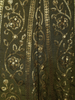 Olive Green Floral Sequins Embroidered Design Georgette Party Wear Gown