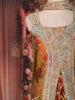 Olive Green Floral Sequins and Beads Embroidered Design Indo Western Palazzo Set with Dupatta