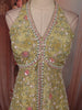 Olive Green Floral Sequins and Beads Embroidered Design Organza Party Wear Indo Western Palazzo Suit with Matching Dupatta