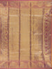 Olive Green Floral Woven Pure Kanchipuram Silk Saree - Diadem