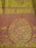 Olive Green Floral Woven Pure Kanchipuram Silk Saree - Diadem