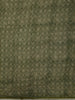 Olive Green Horizontal Striped Woven Design Pure Tussar Saree with Zari Border