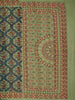 Olive Green Kalamkari Printed Design Cotton Saree
