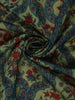 Olive Green Kalamkari Printed Design Cotton Saree