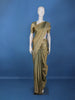 Olive Green Paisley Design Tissue Saree - Diadem