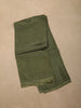 Olive Green Paisley Sequins Embroidered Design Tissue Silk Unstitched Salwar Material with Dupatta