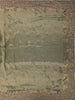 Olive Green Paisley Zari Woven Design Pure Banarasi Festive Saree with Scalloped Border