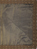 Olive Green Solid Design Pure Tissue Fancy Wear Saree with Scalloped Border