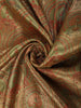 Olive Green Traditional Motif Design Pure Banarasi Silk Fancy Saree with Contrast Designer Border