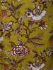 Olive Moss Green Floral Printed Design Cotton Salwar Suit with Dupatta