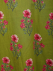 Olive Moss Green Floral Printed Design Cotton Salwar Suit with Dupatta