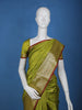 Olive Green Diamond Designed Soft Silk Saree