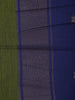 Olive Green Floral Butta Fancy Cotton Saree - Diadem