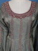 Olive Green Floral Embroidered Silk Sharara Set