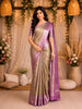 Olive Green Paisley Woven Design Pure Kanchipuram Silk Saree