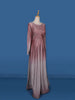 Ombre Effect Glitter Shimmer Party Wear Gown