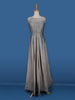Ombre Effect Shimmer Solid Party Wear Gown - Diadem