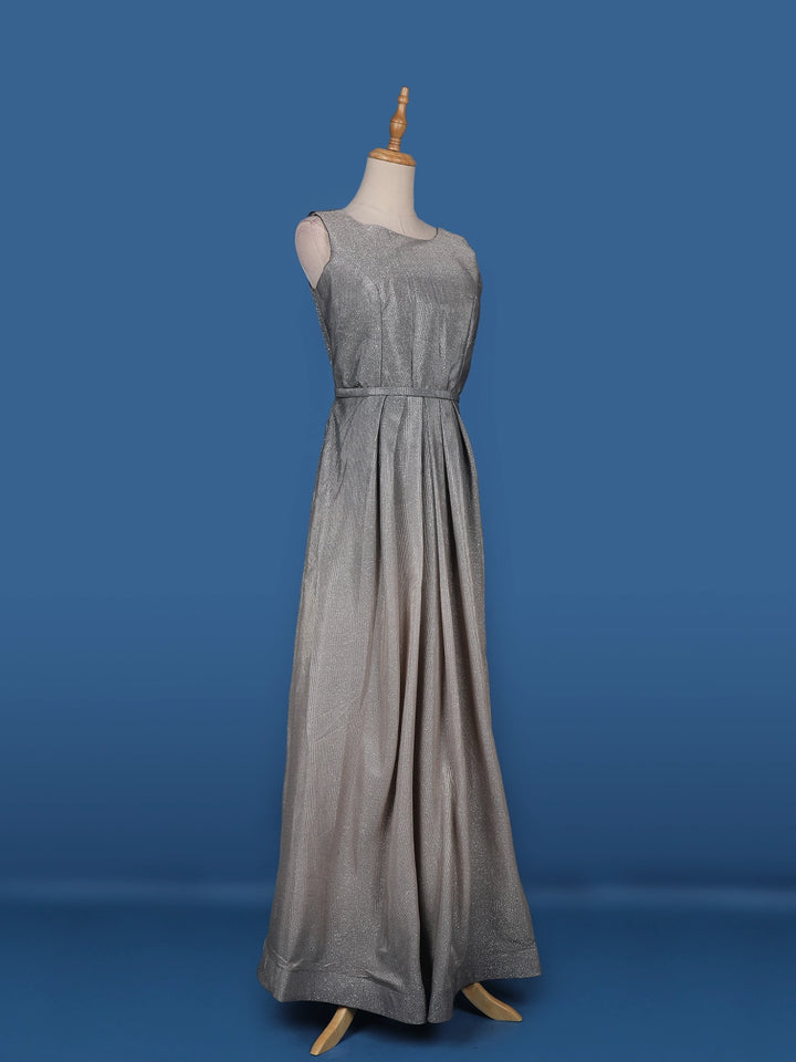 Ombre Effect Shimmer Solid Party Wear Gown - Diadem