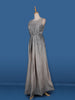 Ombre Effect Shimmer Solid Party Wear Gown - Diadem