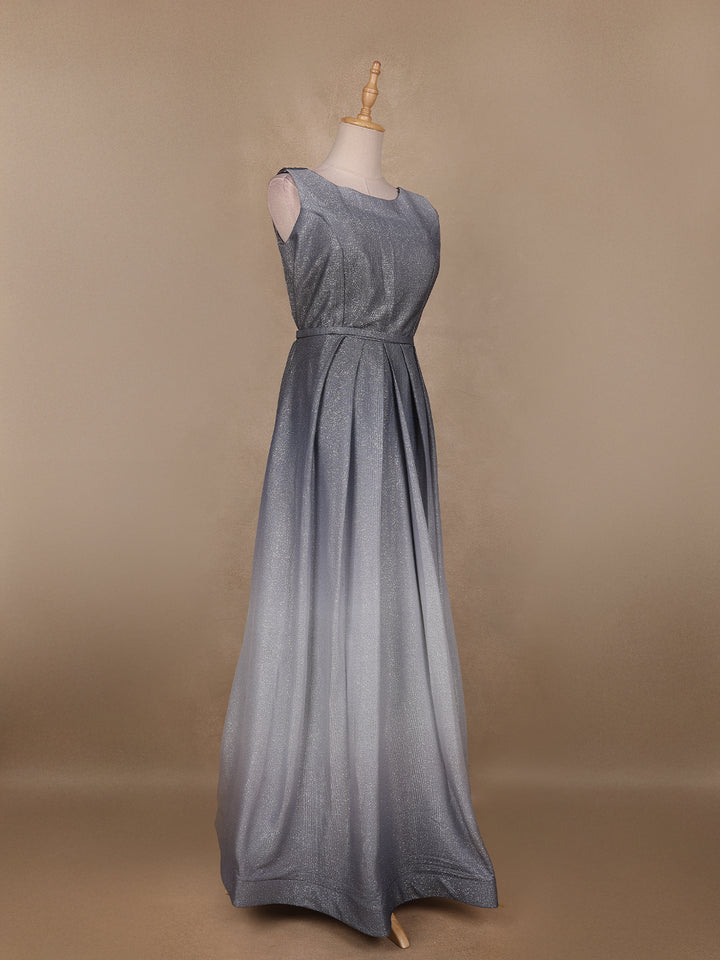 Ombre Effect Shimmer Solid Party Wear Gown - Diadem