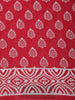 Queen Pink Butta Printed Design Cotton Casual Wear Saree