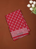 Queen Pink Butta Printed Design Cotton Casual Wear Saree