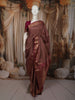Onion Pink Checked Zari Woven Design Pure Kanchipuram Silk Saree with Contrast Zari Border