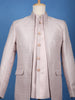 Onion Pink Diamond Design Cotton Men's Suit - Diadem