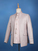 Onion Pink Diamond Design Cotton Men's Suit - Diadem