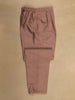 Onion Pink Embroidered Cotton Kurta For Men - Diadem