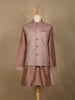 Onion Pink Embroidered Cotton Kurta For Men - Diadem