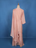 Onion Pink Floral Embroidered Crepe Palazzo Suit