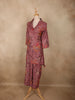 Onion Pink Floral Printed Design Cotton Co-ord Set