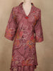 Onion Pink Floral Printed Design Cotton Co-ord Set