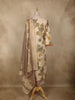 Onion Pink Floral Printed Design Cotton Straight Cut Salwar Suit with Dupatta