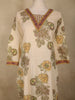 Onion Pink Floral Printed Design Cotton Straight Cut Salwar Suit with Dupatta