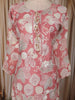 Onion Pink Floral Printed Design Cotton Straight Cut Salwar Suit with Dupatta