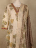 Onion Pink Floral Printed Design Cotton Straight Cut Salwar Suit with Dupatta