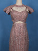 Onion Pink Floral Sequins Embroidered Party Wear Mermaid Net Lehenga
