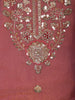 Onion Pink Floral Sequins and Beads Embroidered Design Tissue Organza Palazzo Suit with Dupatta
