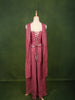 Onion Pink Floral Sequins and Thread Embroidered Design Tissue Organza  Fancy Wear Palazzo Suit  with Matching Choker Dupatta
