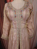 Onion Pink Floral Thread and Sequins Embroidered Design Organza Mastani Palazzo Suit