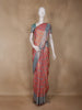 Onion Pink Floral Woven Art Silk Saree